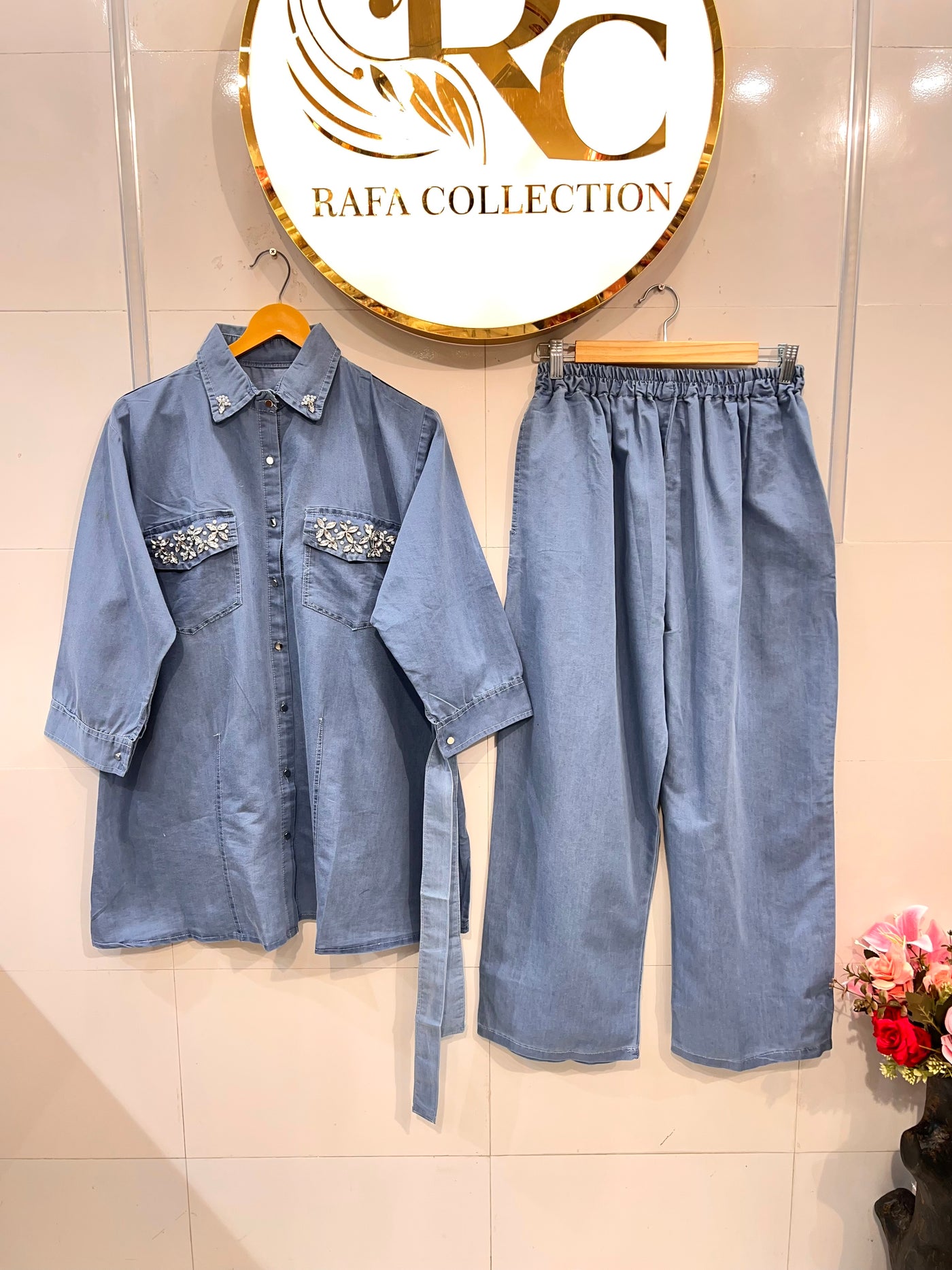 Denim Co-ord sets 2395