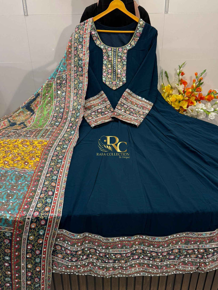 Kalidar rangeen gowns 5015