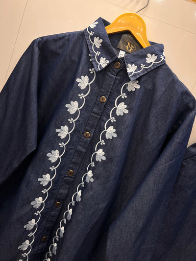 Denim Embroided Co-Ord Sets 2598