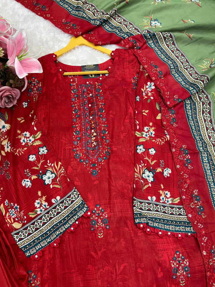 Pearl Handcrafted cotton Suits