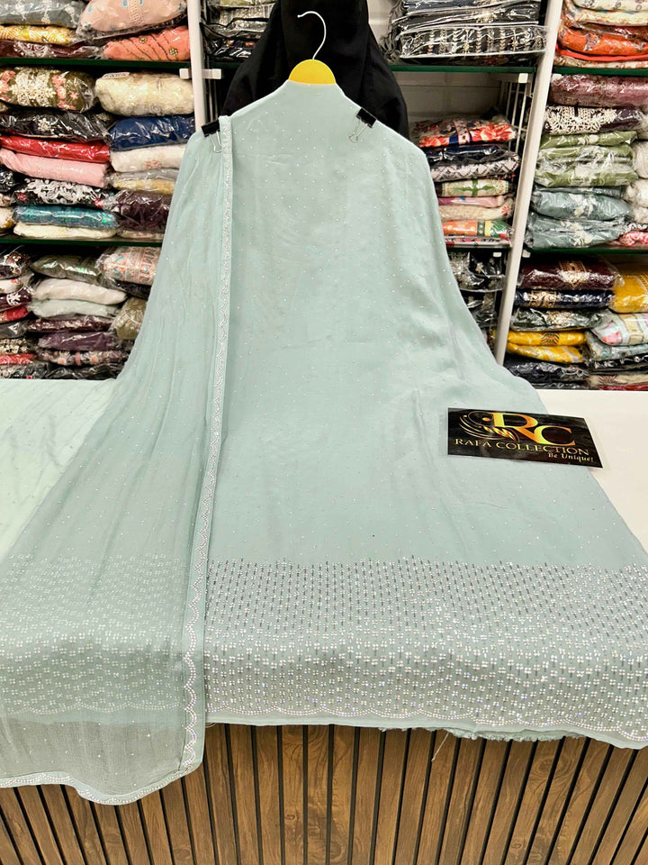 Organza Handwork suit 2132