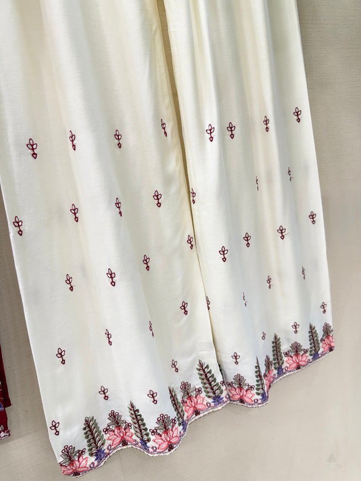 Embroidered palazzo Suits