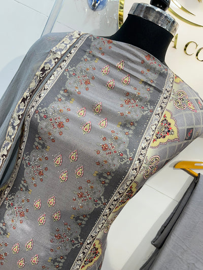 Muslin unstitched Suits 1880