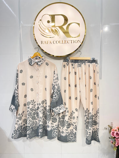 Crinkle Co-ord sets 2311