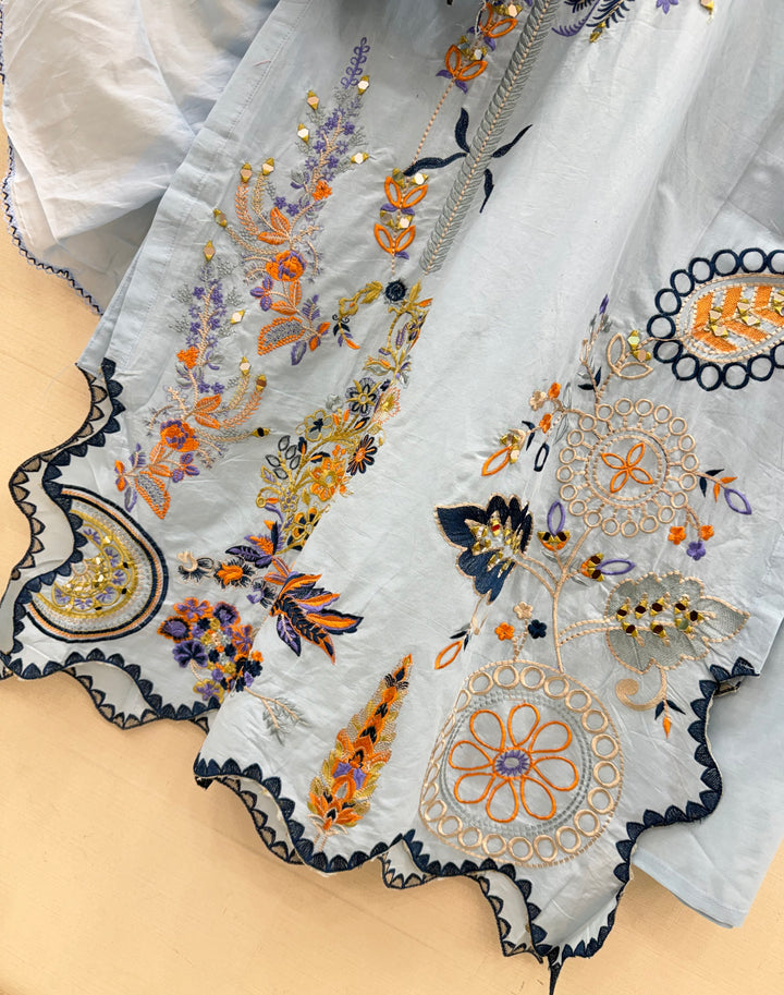 Pakistani Long Cutwork Suits