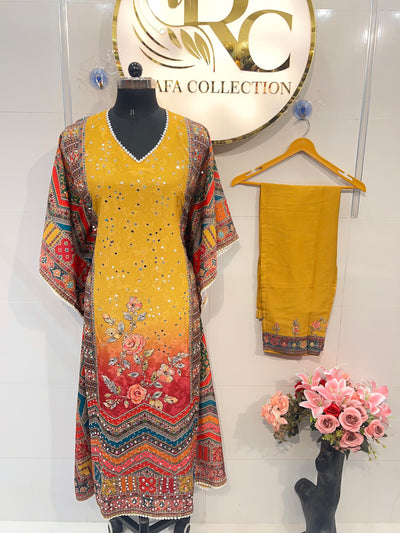 Prachi Mirror Work Kaftan Set 2011