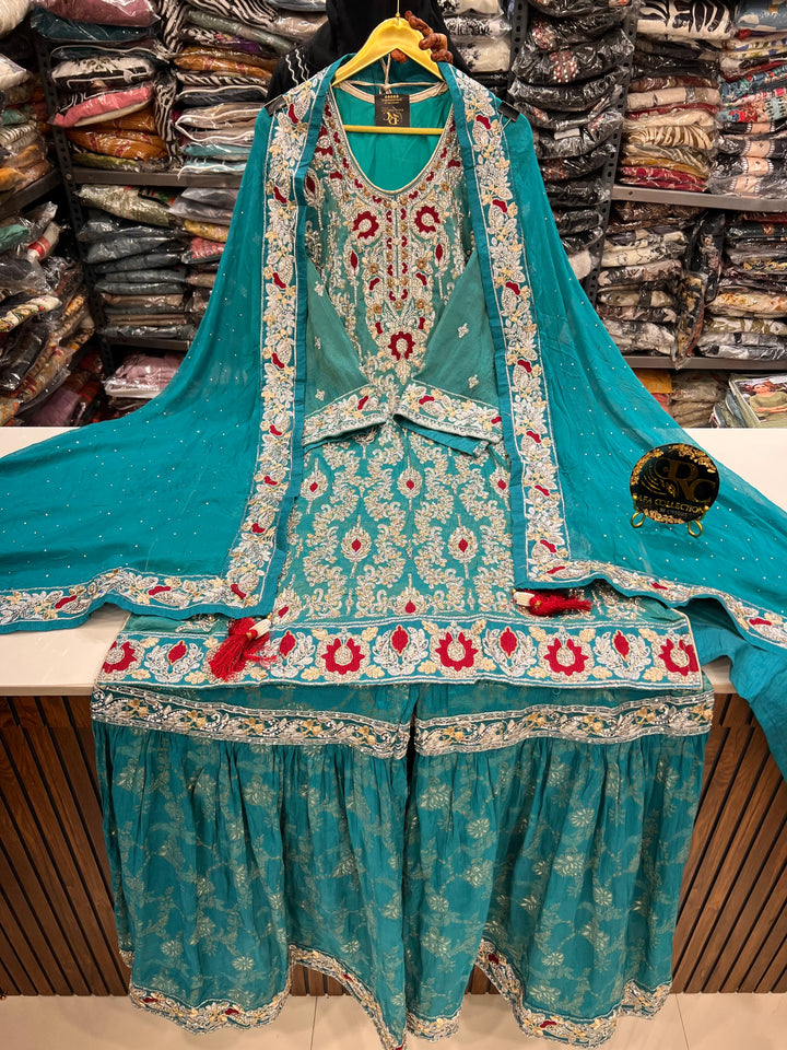 Luxury pakistani garara suits 2786