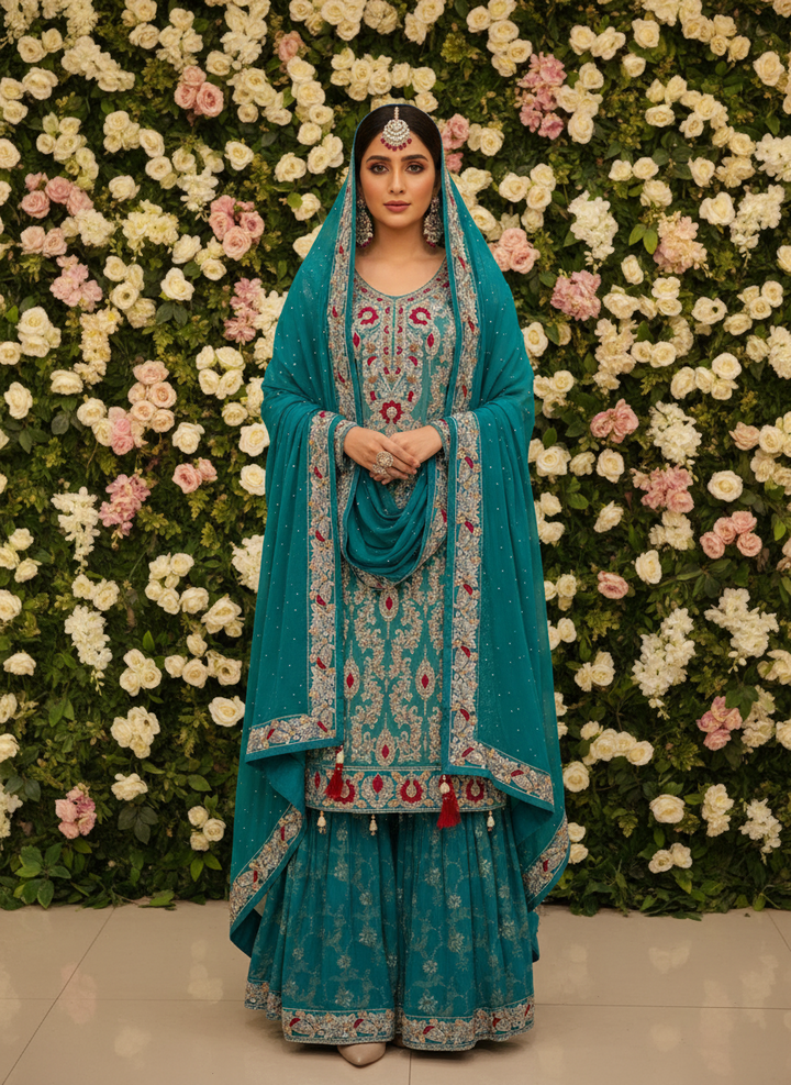 Luxury pakistani garara suits 2786