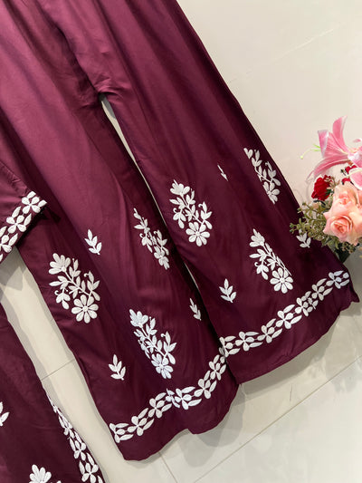 Lucknowi palazzo suits 2358