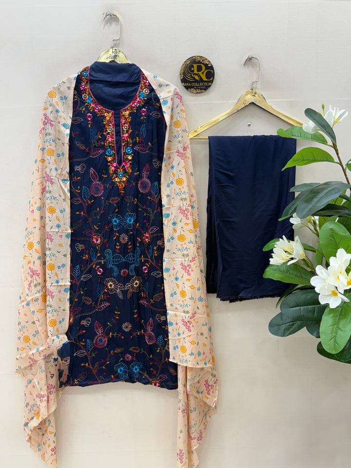 Embroidered Unstitched Suits