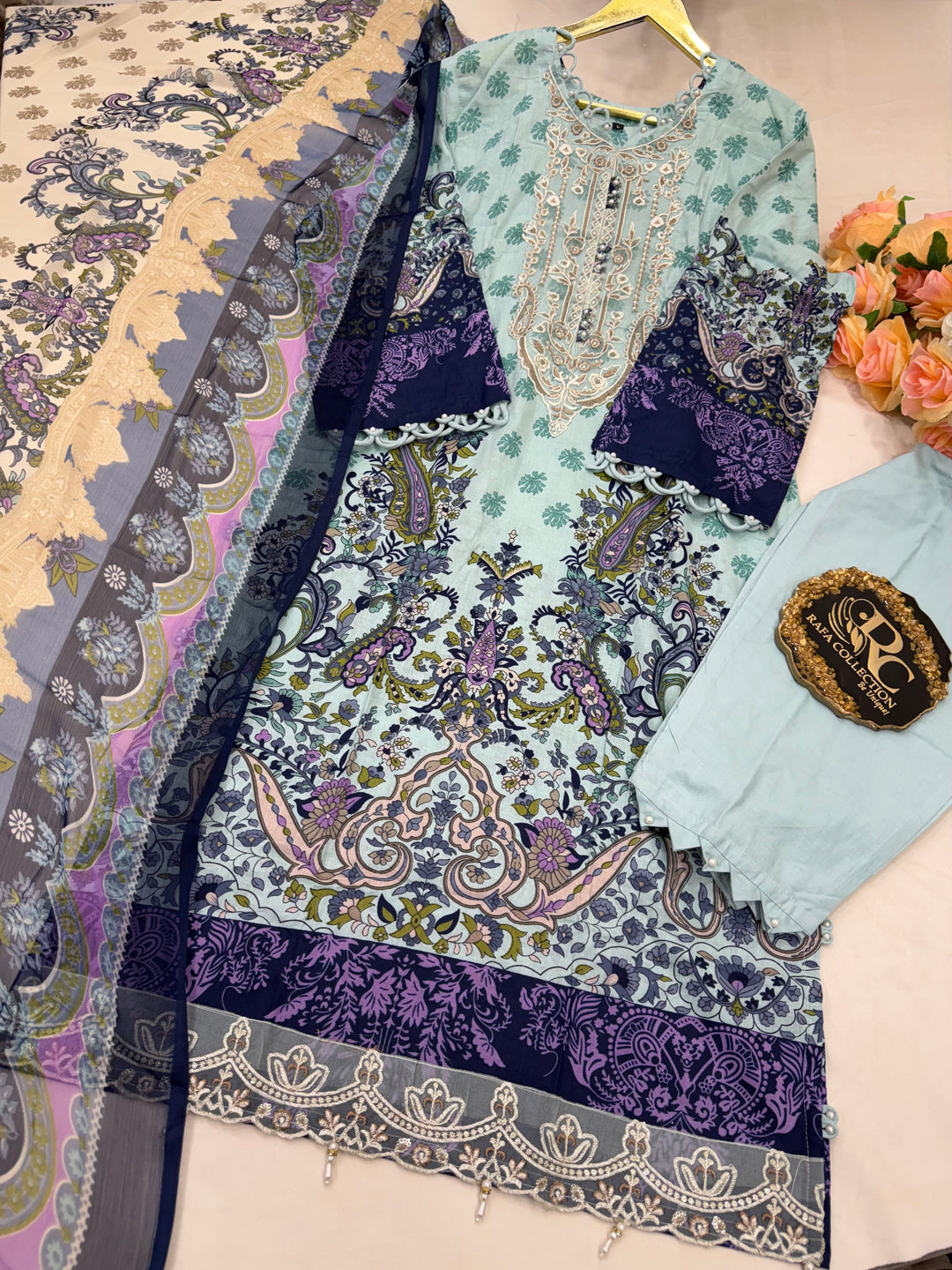 Pakistani patch work suit