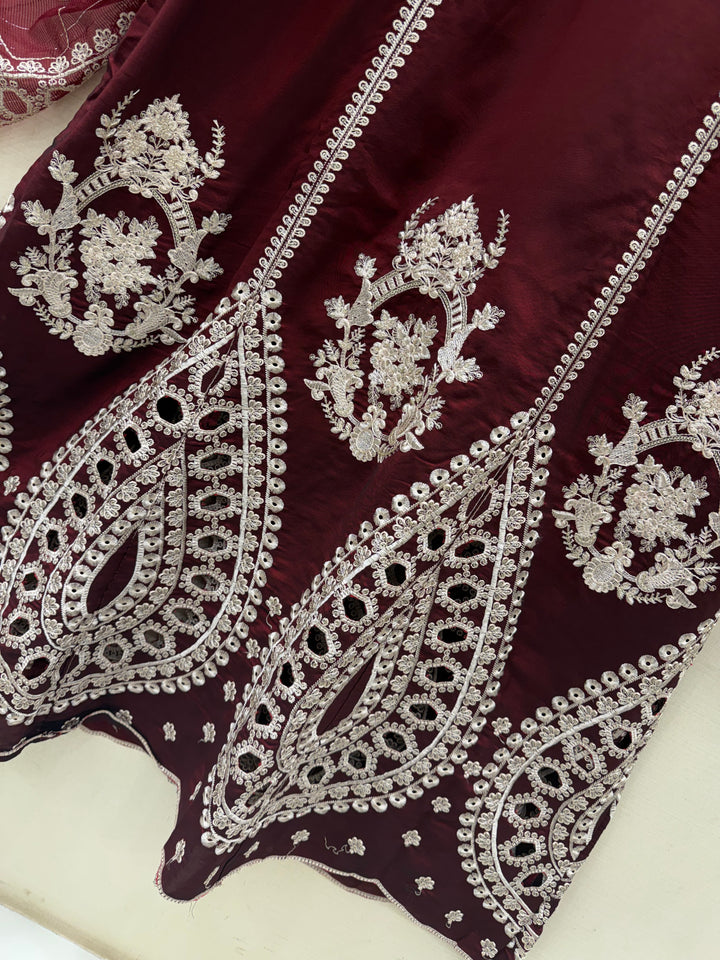 Premium cutwork long suit