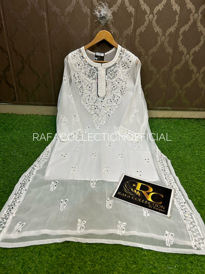 Lucknawi georgette kurti