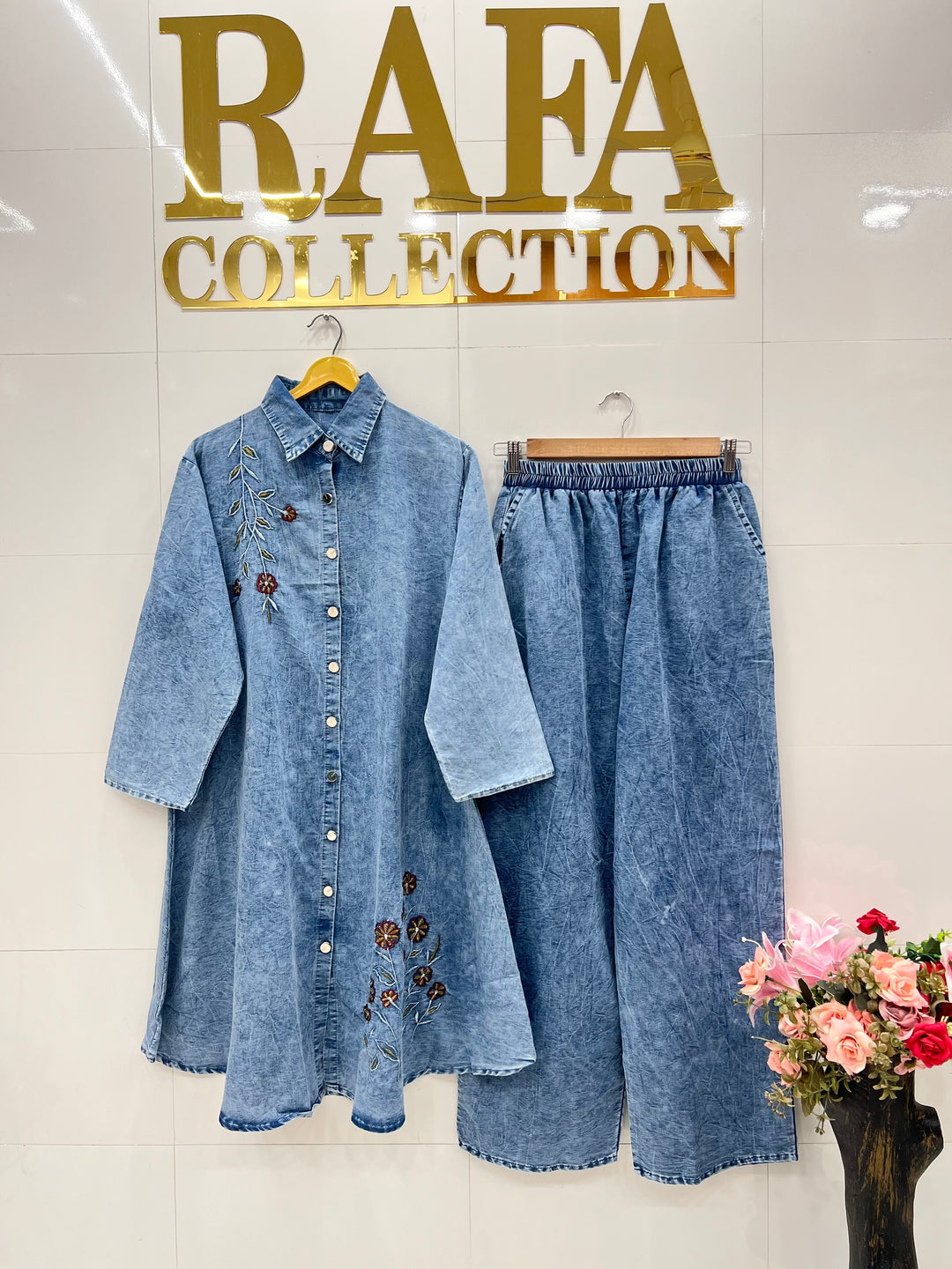 Denim co-ord sets