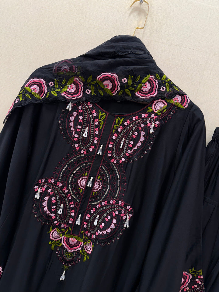 Embroidered Farshi Salwar Suits