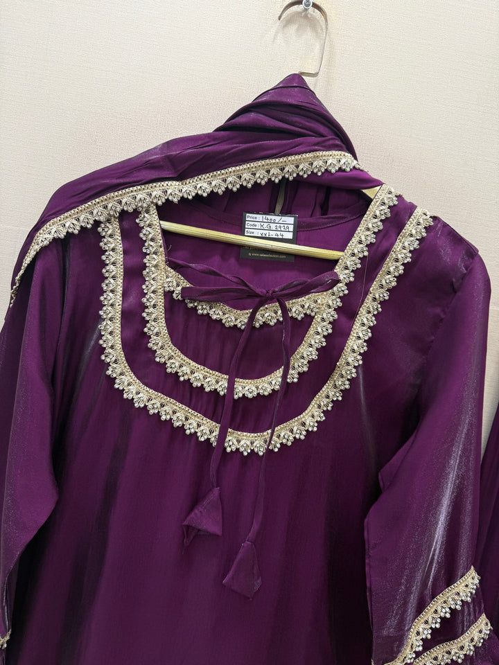 Shimmer viral lace suits