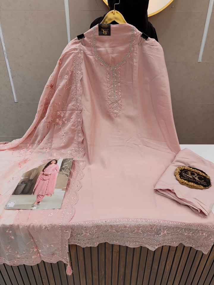 cotton unstitched suits 3131