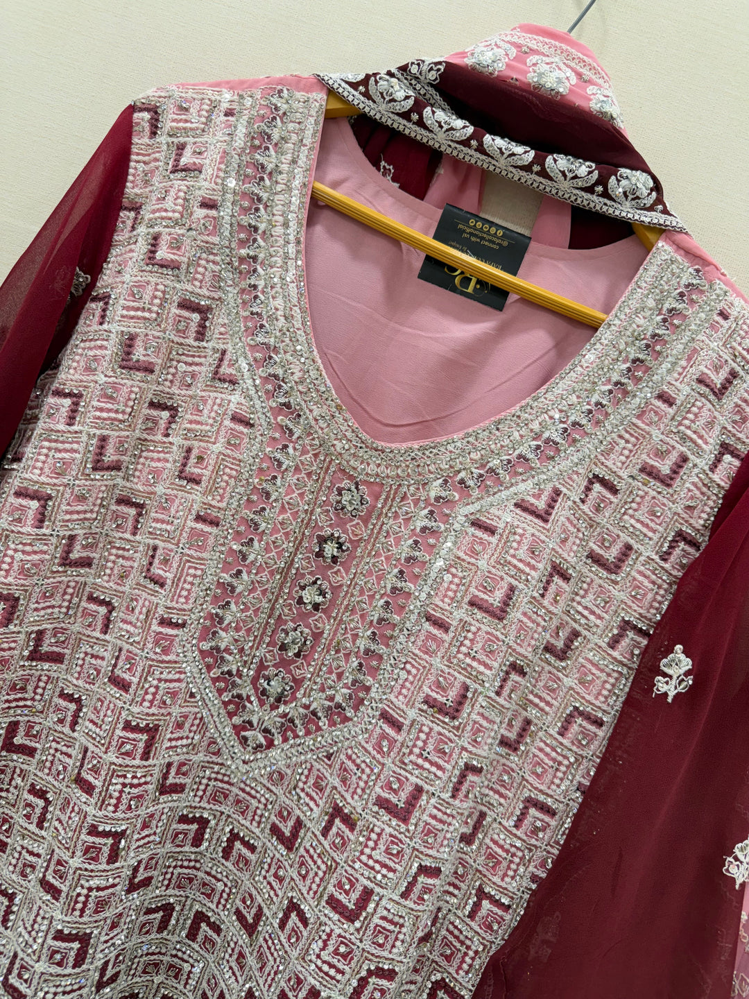 Lakhnawi wedding wear suits 59010