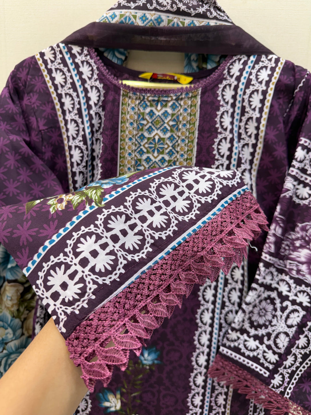 Semi Cotton printed Suits