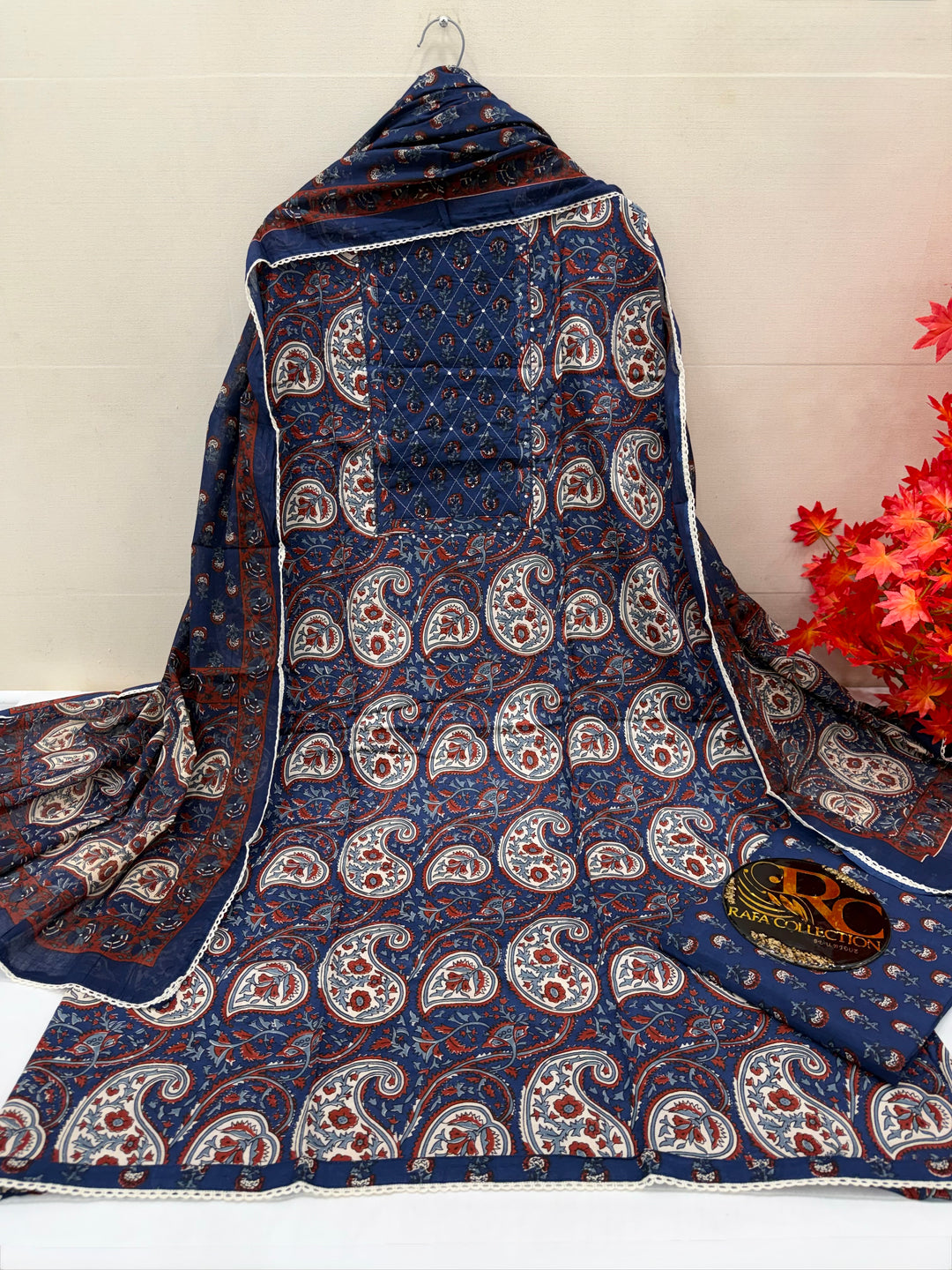 Cotton printed unstitch suits