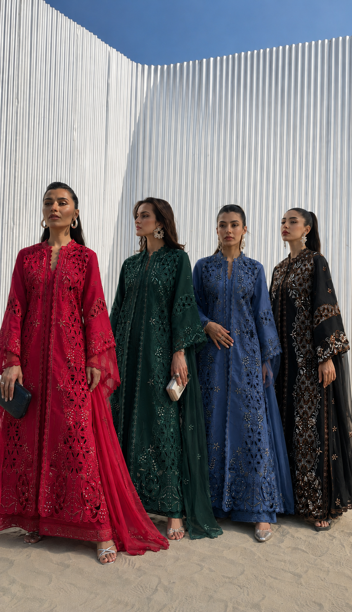 Premium cutwork pakistani suit