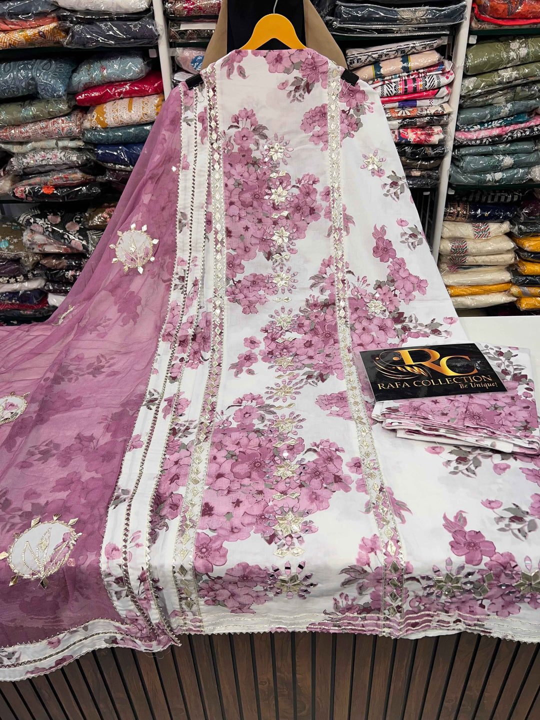 Pure cotton unstitch suits 2242