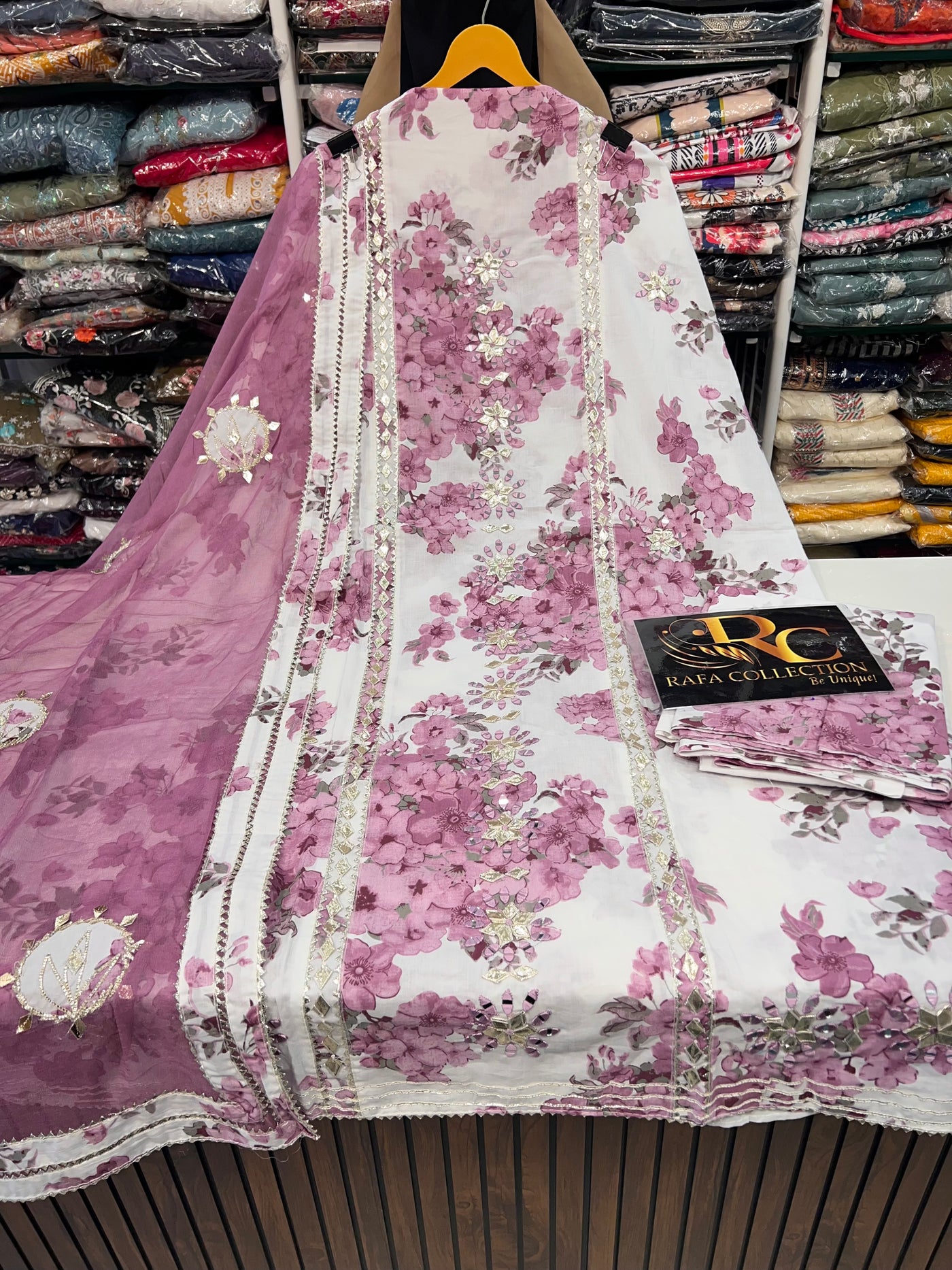 Pure cotton unstitch suits 2242