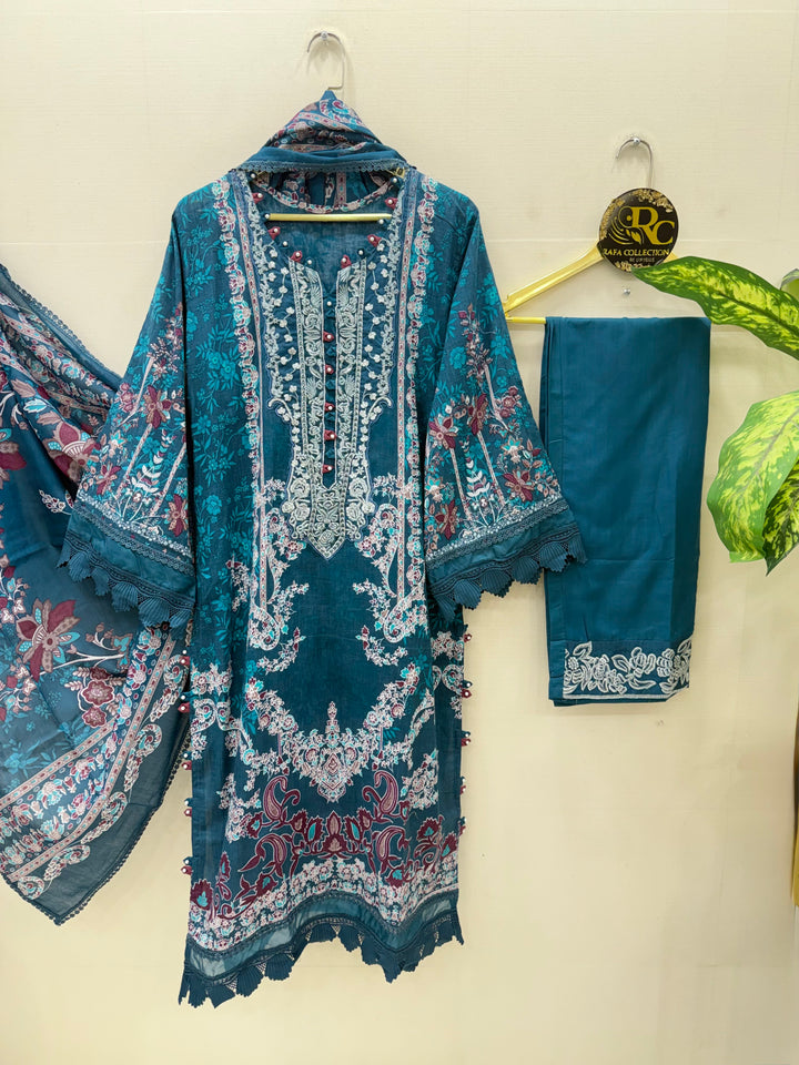 Pakistani patch work suit 40014