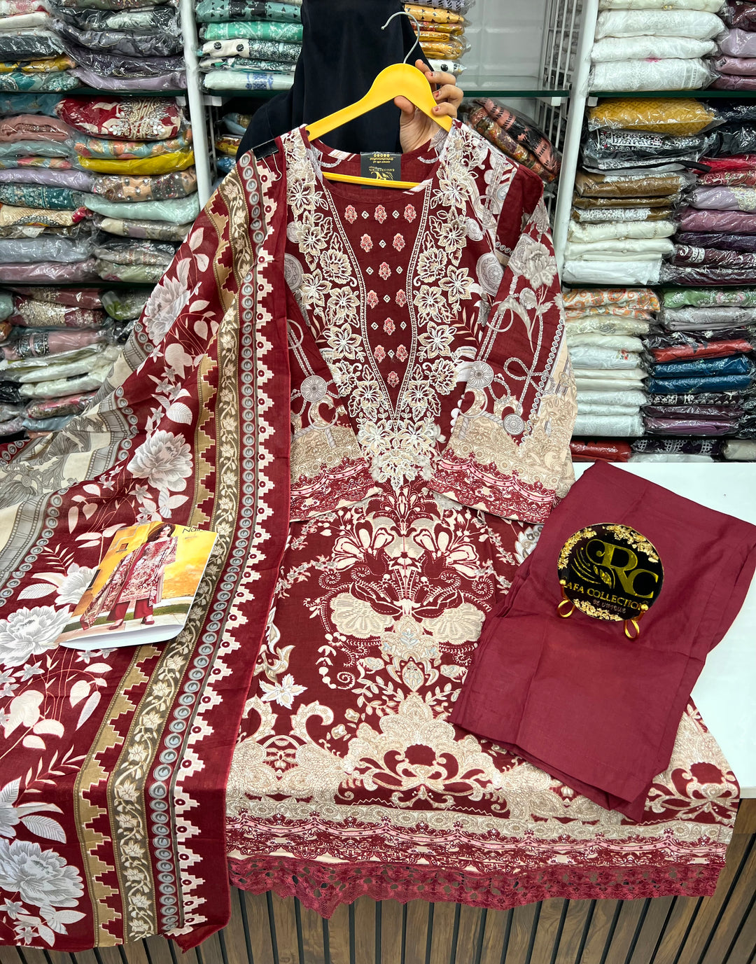 Cotton embroided Pakistani Suits 2825