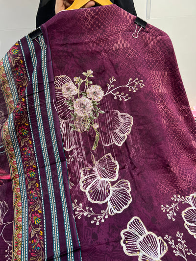 Cotton Zari Work Suit 1800