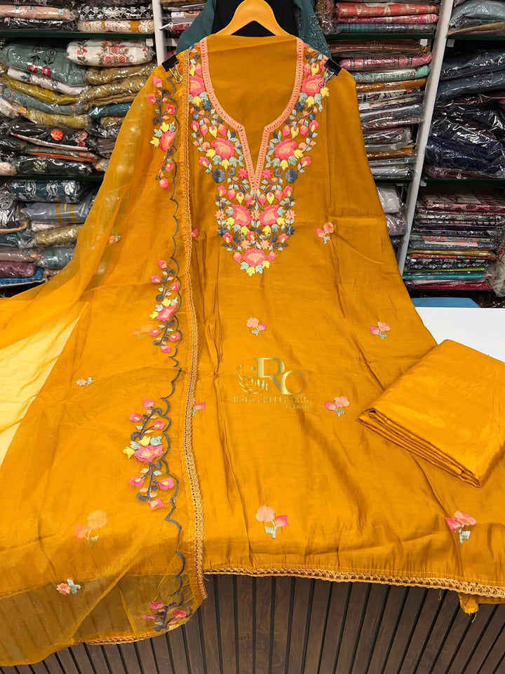 Kashmiri Embroidered Suit 1748