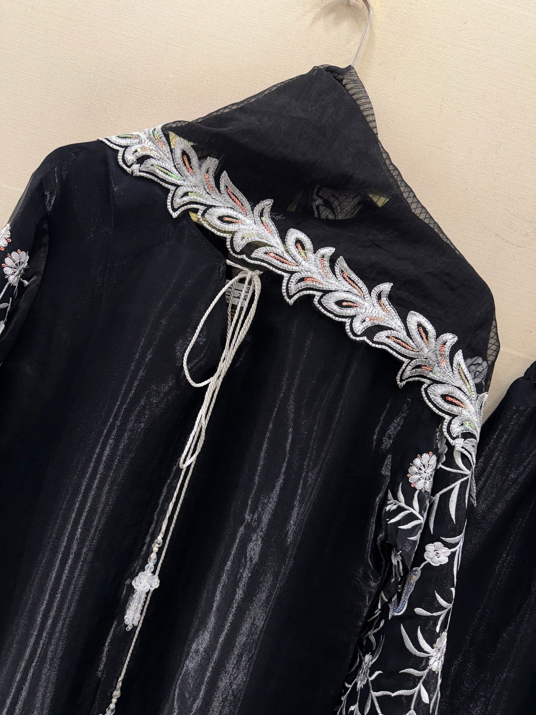 Satin Embroidered Suits
