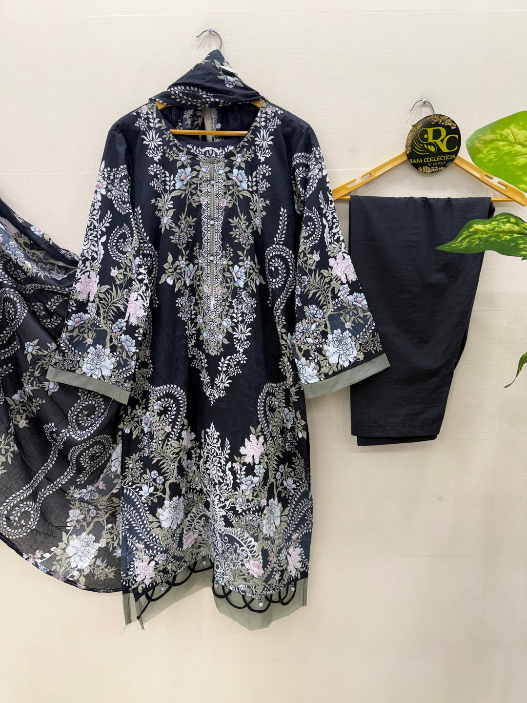 Cotton Pearl Work Suit for Women
 7011