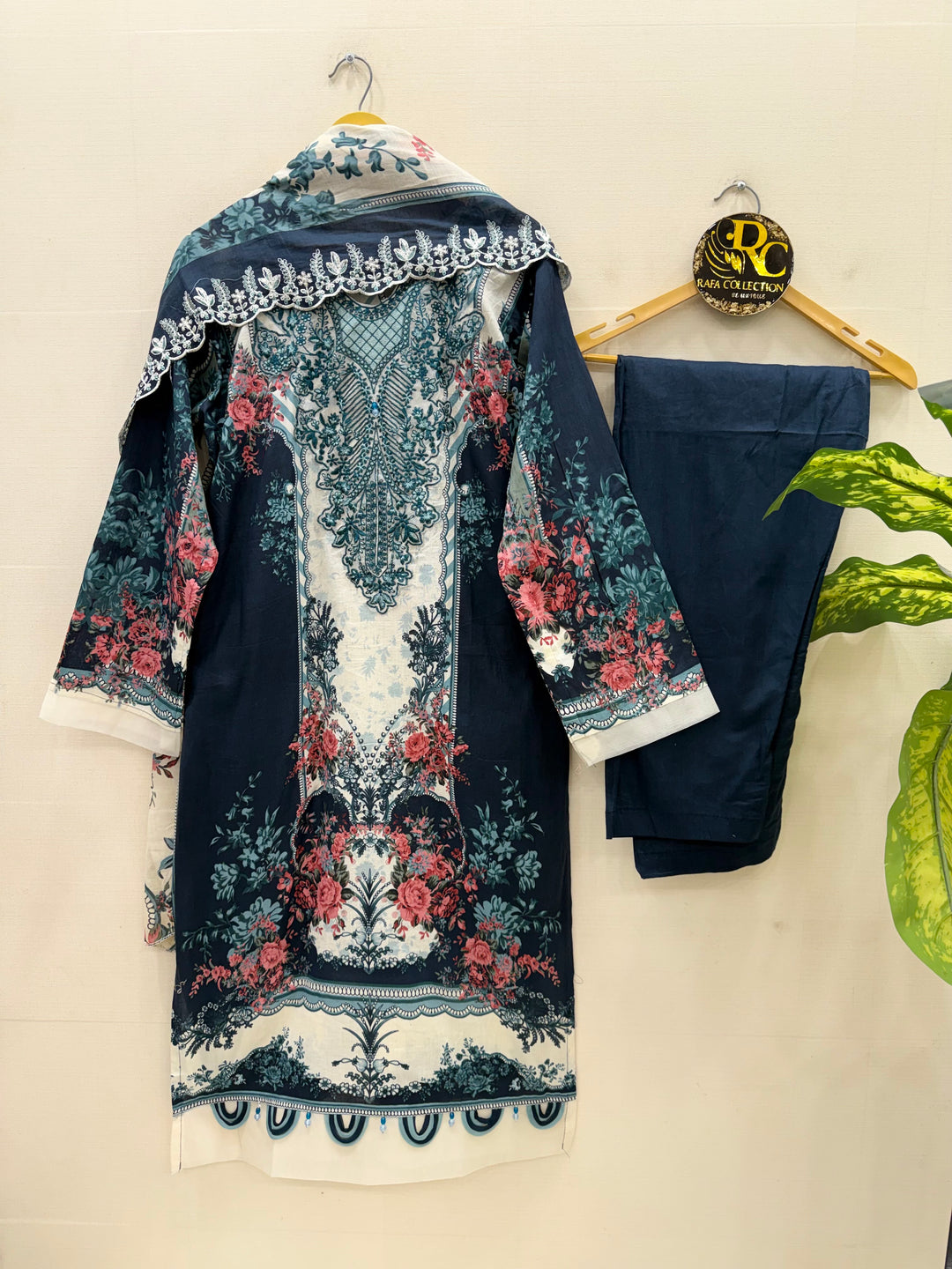 Cotton embroided suits for women