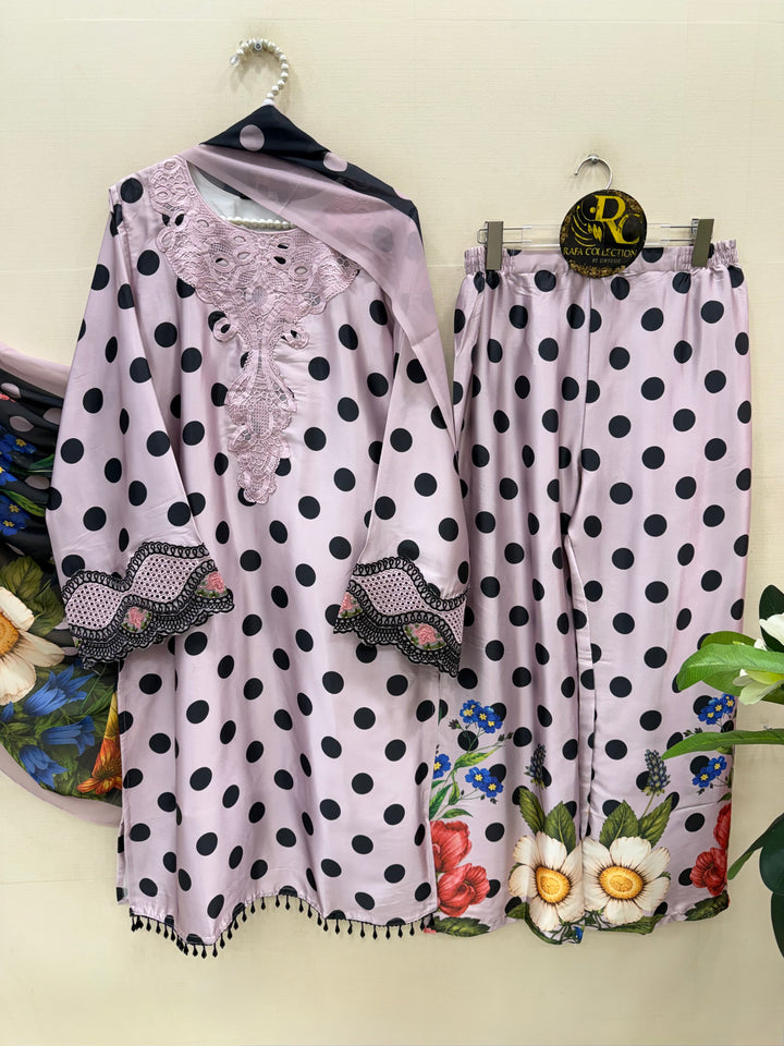 Polka dot suits