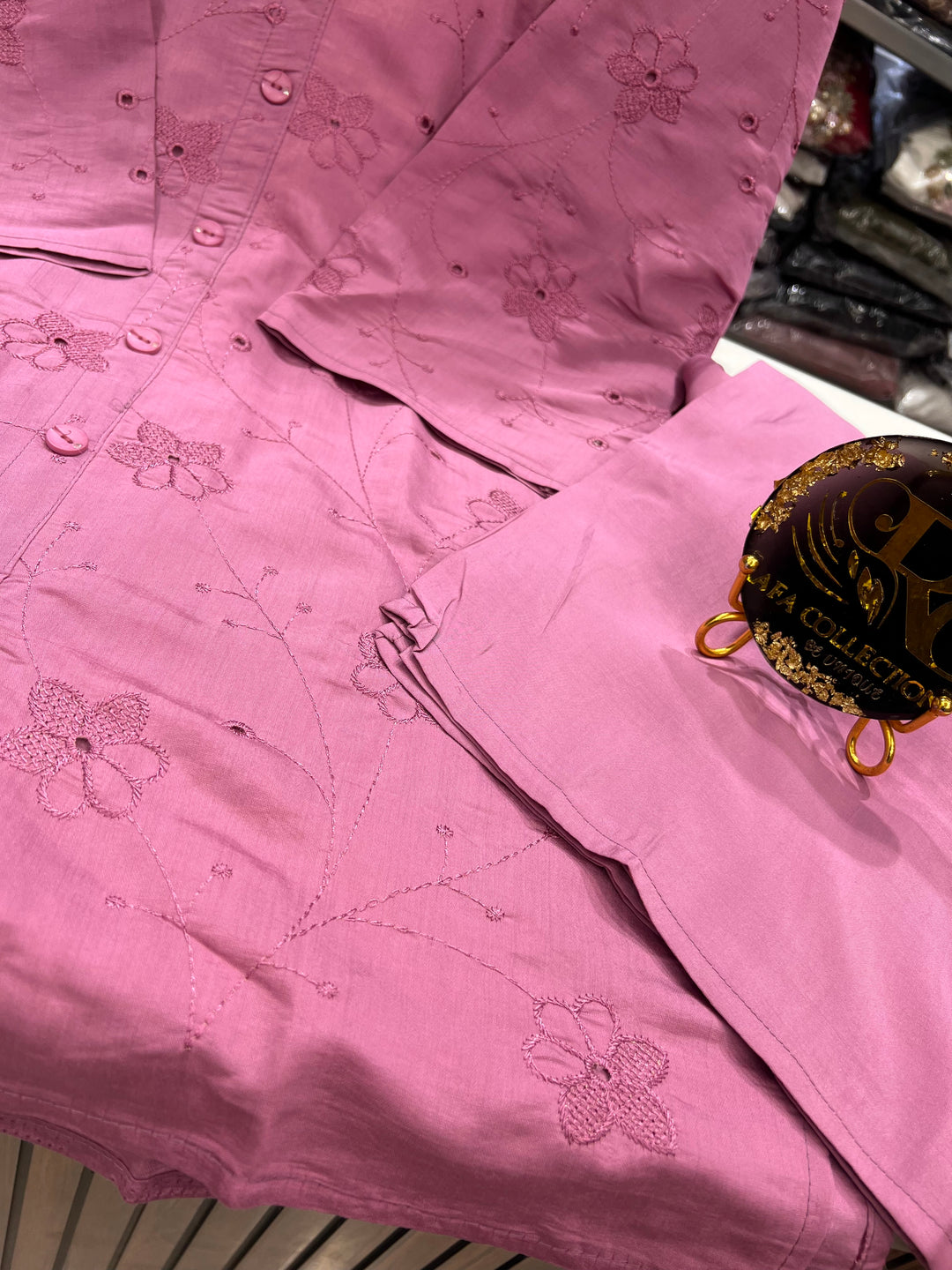 Cotton embroidered co-ord sets 3130