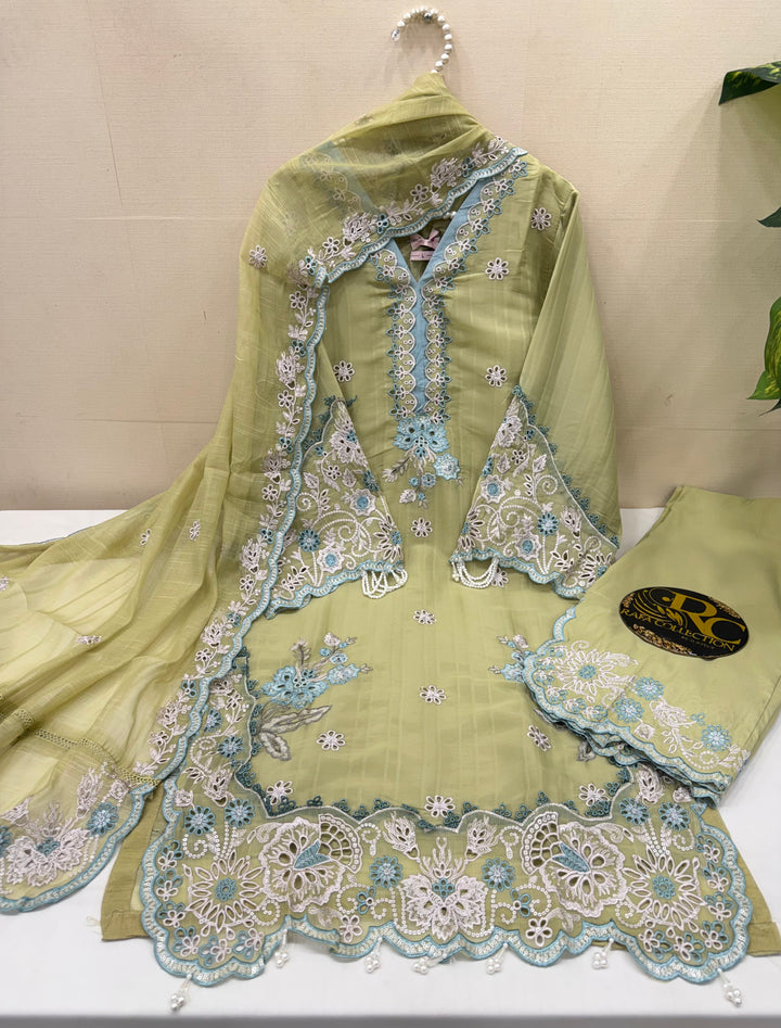 Premium cutwork suits