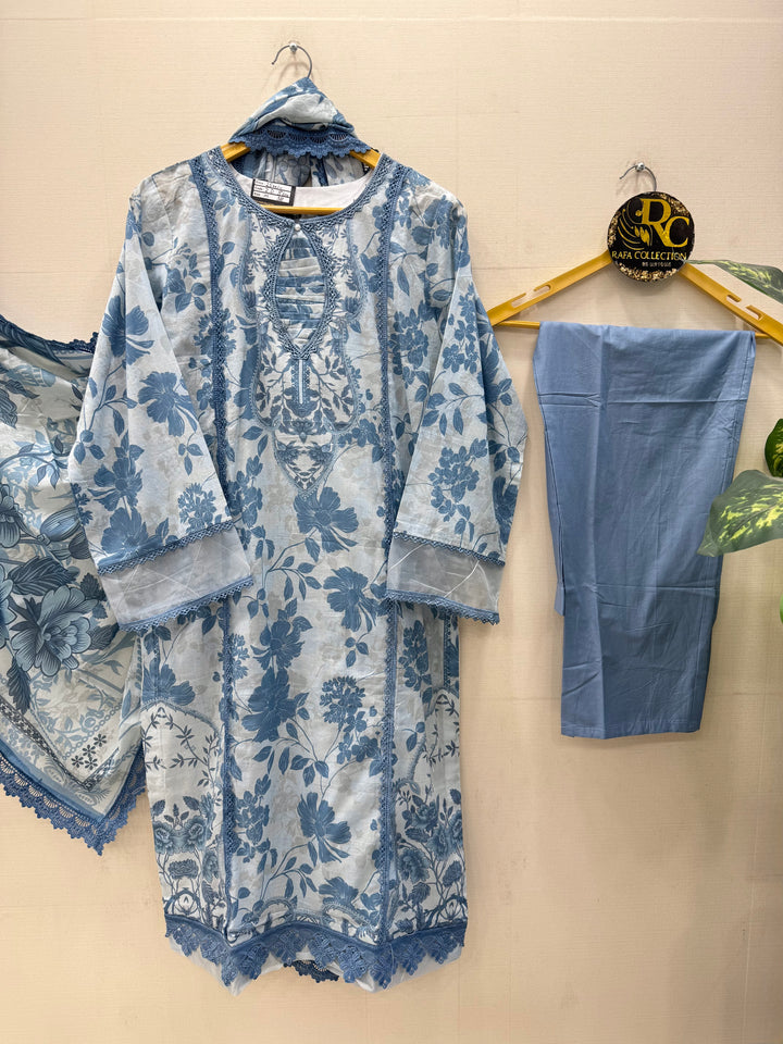 Mausummery Lawn embroidered suits