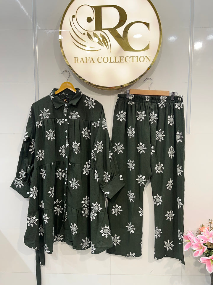 Embroidered Co-ord set 2304