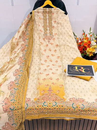 Pure Muslin Suit 1700