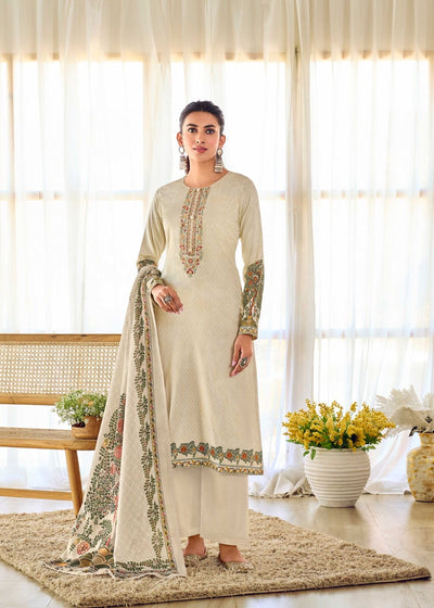 Cotton Unstitched Suit 1579