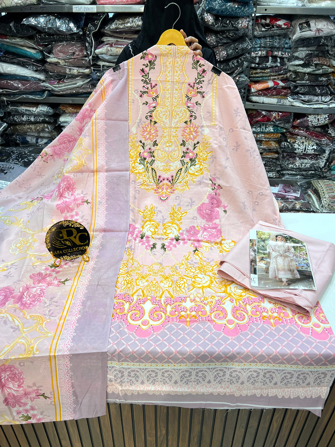 Cotton unstitched suits 2855