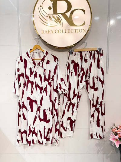 Rayon Co-Ord Set 2308