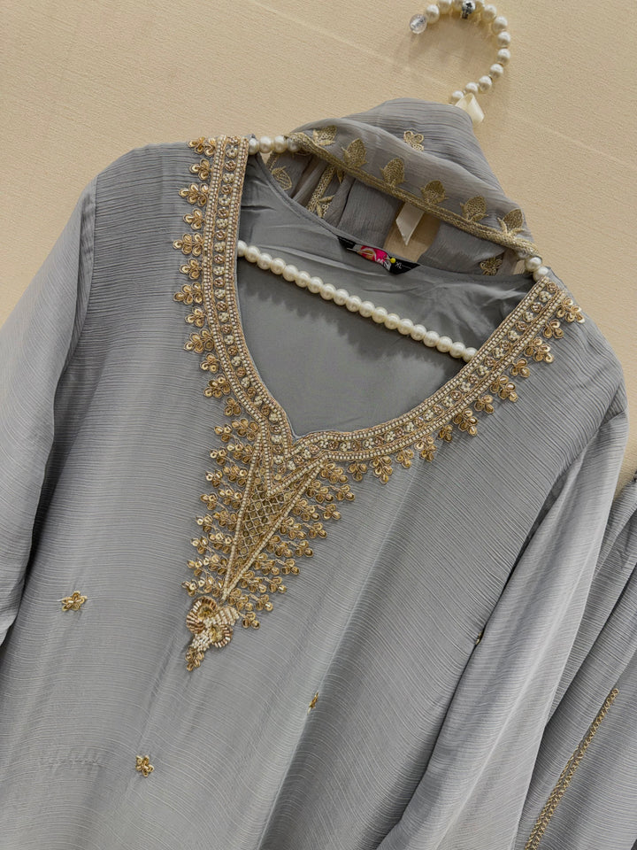 Handwork plazzo suits