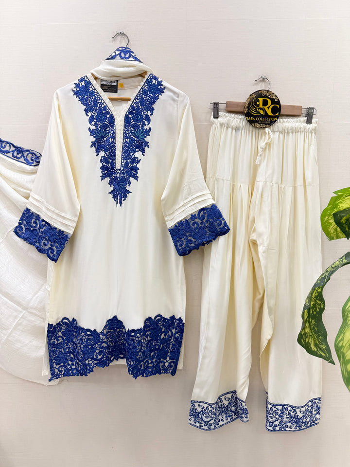 Embroidered Farshi suits