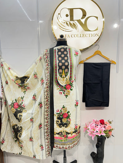 Cotton unstitch suits 2326