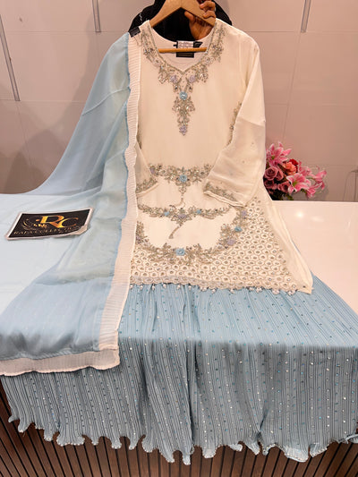 Bridal Handwork Garara suits 1011
