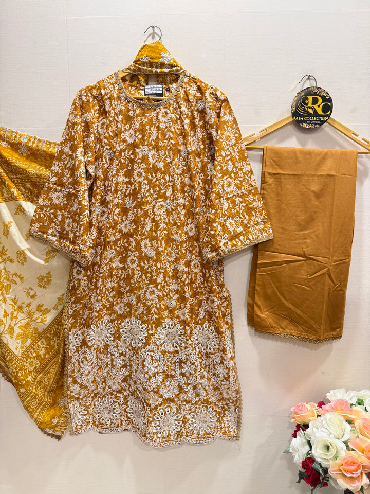 Cotton chikankari suits 2990