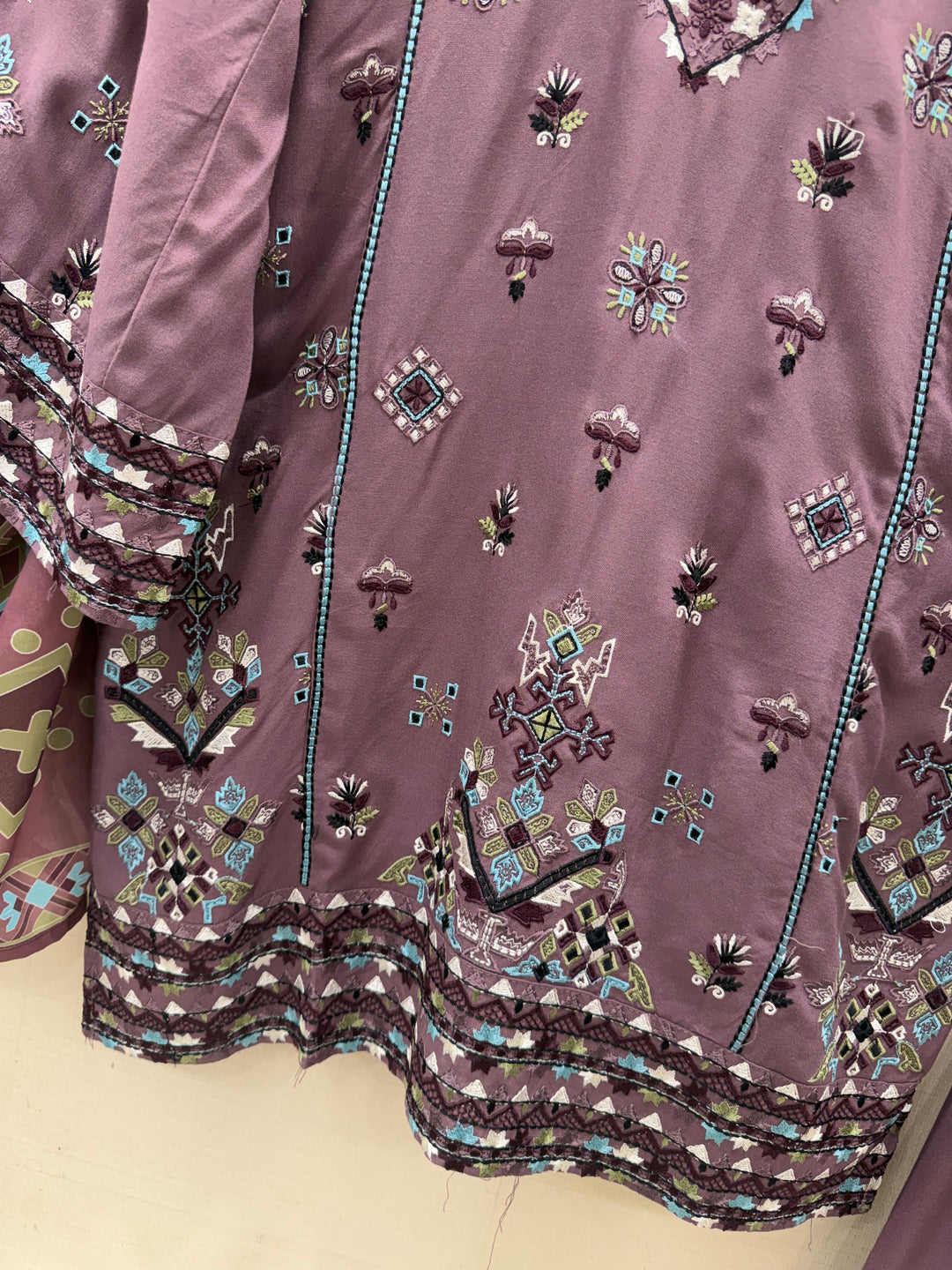 Embroidered Farshi Salwar Suits