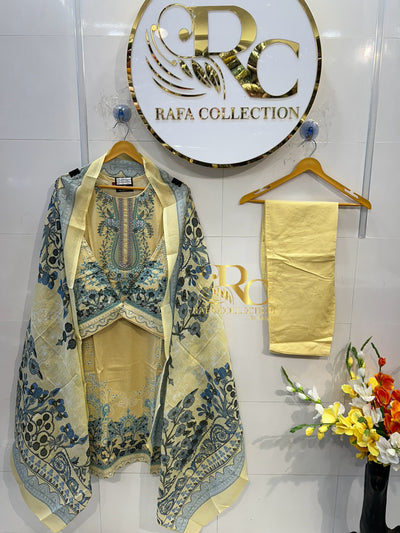 Embroided ready to wear suit 1384
